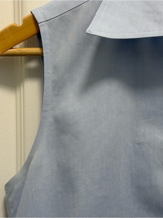 Brooks Brothers 346 Sleeveless Non-Iron Top. Collared Shirt, Blouse. Size 4 - Picture 7 of 12